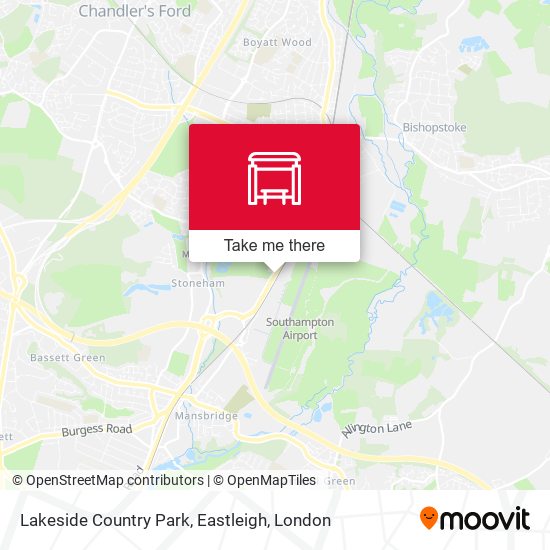 Lakeside Country Park, Eastleigh map