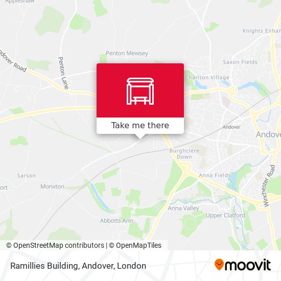 Ramillies Building, Andover map