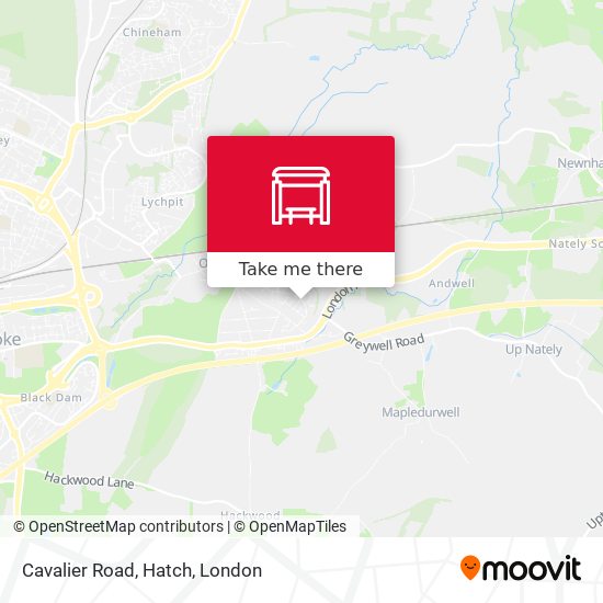 Cavalier Road, Hatch map