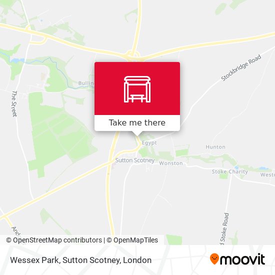 Wessex Park, Sutton Scotney map
