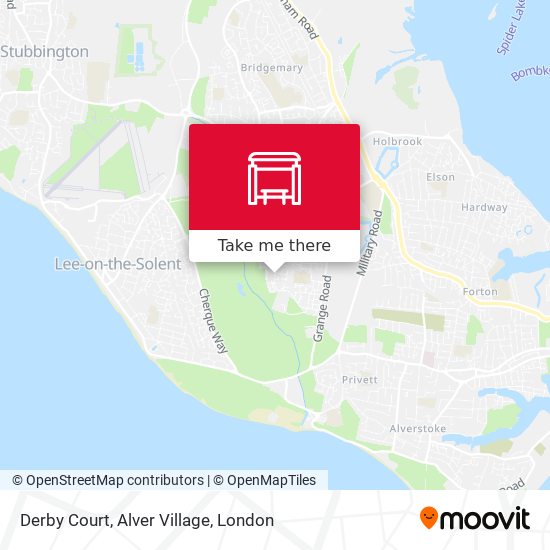 Derby Court, Alver Village map