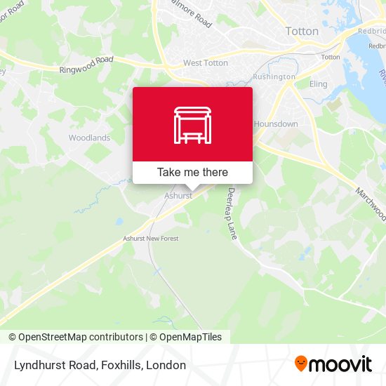 Lyndhurst Road, Foxhills map