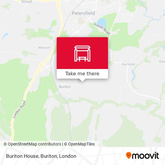 Buriton House, Buriton map