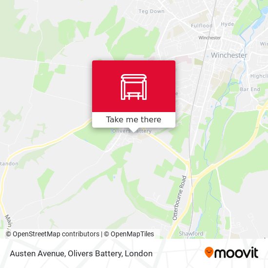 Austen Avenue, Olivers Battery map