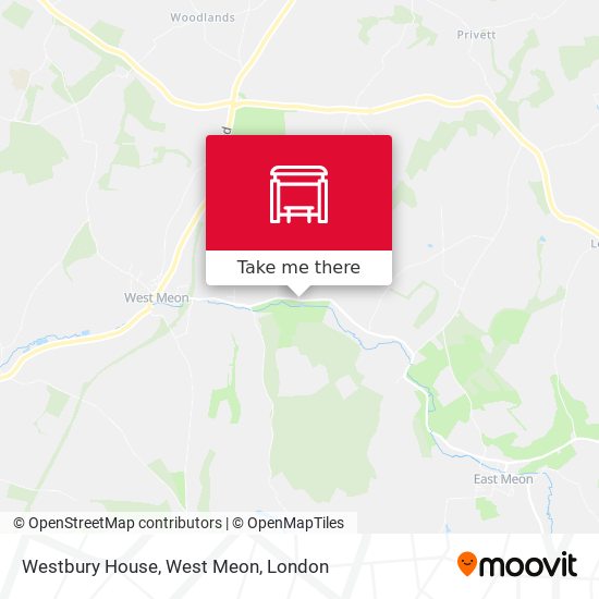 Westbury House, West Meon map