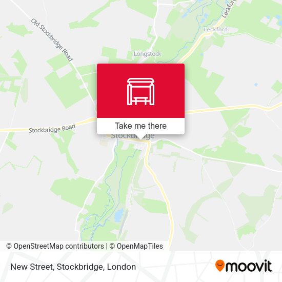 New Street, Stockbridge map