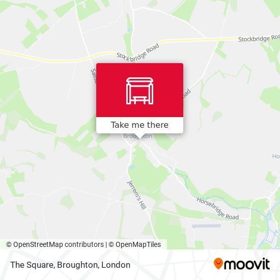 The Square, Broughton map