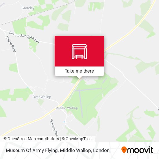 Museum Of Army Flying, Middle Wallop map