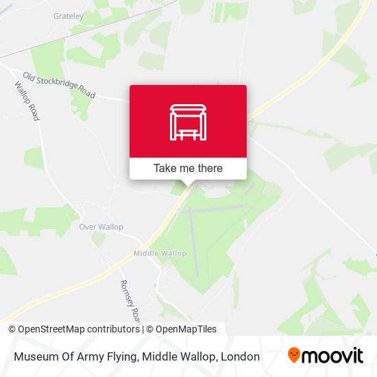 Museum Of Army Flying, Middle Wallop map