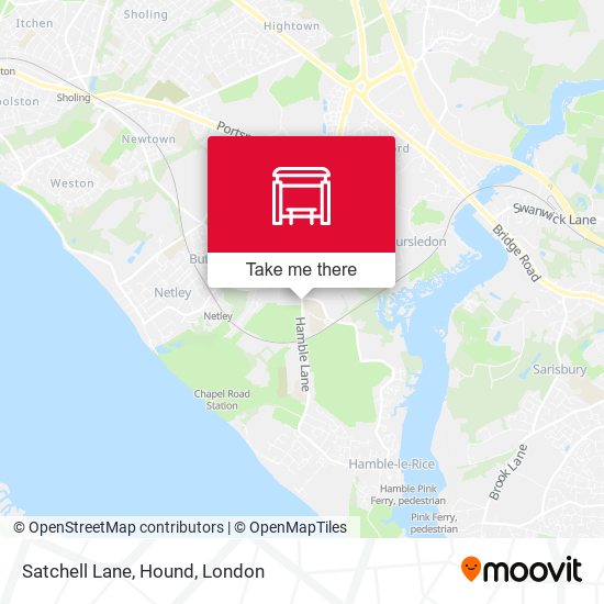 Satchell Lane, Hound map