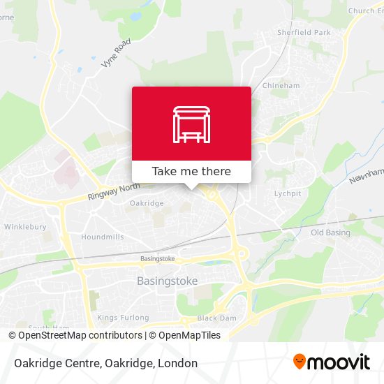 Oakridge Centre, Oakridge map