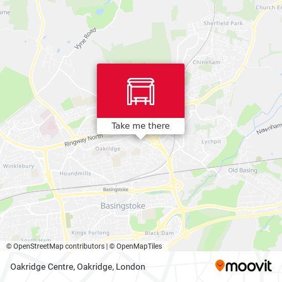 Oakridge Centre, Oakridge map