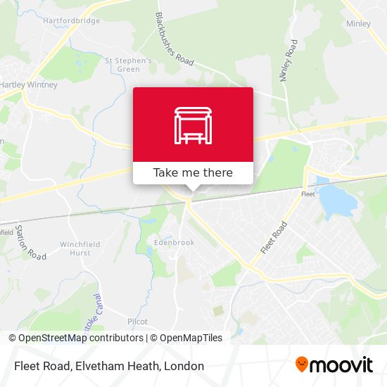 Fleet Road, Elvetham Heath map