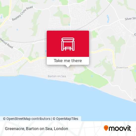 Greenacre, Barton on Sea map