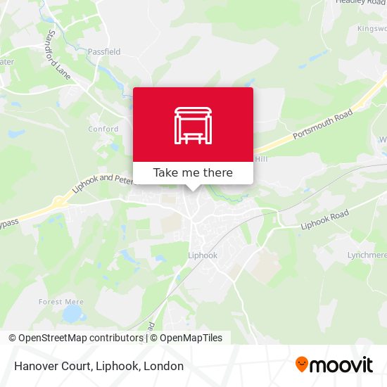 Hanover Court, Liphook map
