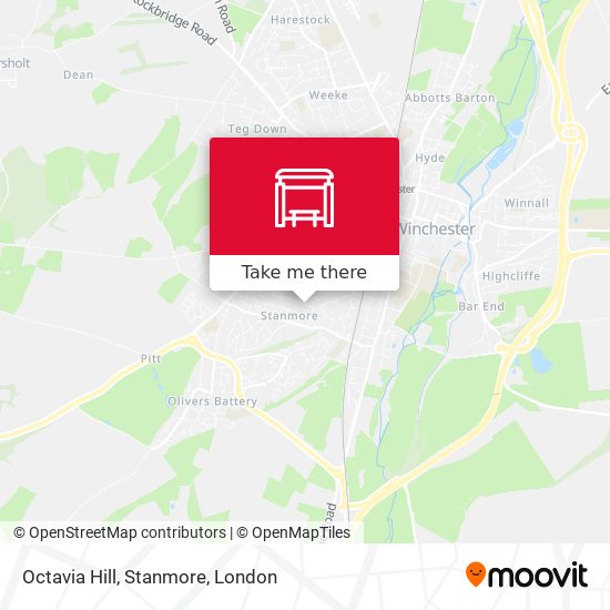 Octavia Hill, Stanmore map
