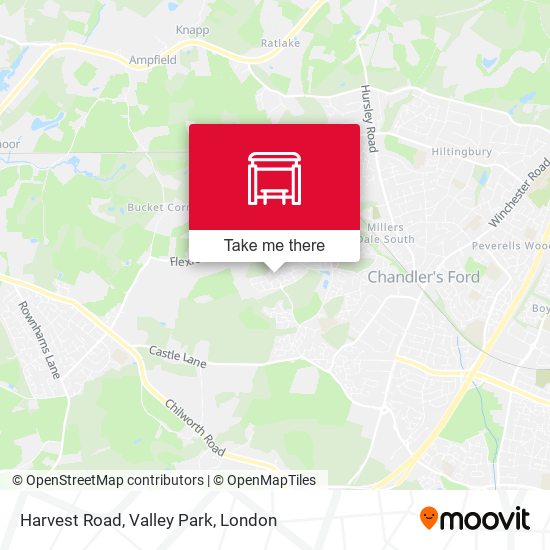 Harvest Road, Valley Park map