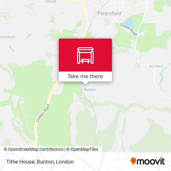 Tithe House, Buriton map