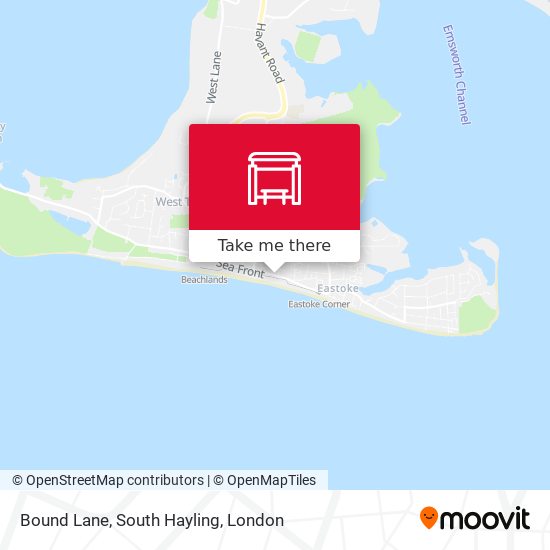 Bound Lane, South Hayling map