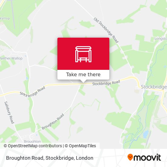 Broughton Road, Stockbridge map