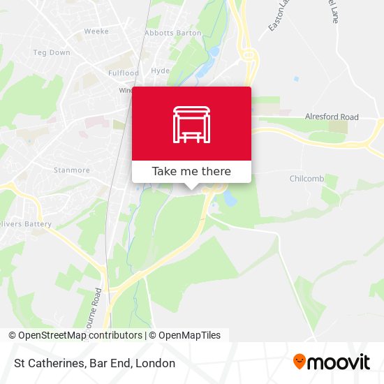 St Catherines, Bar End map