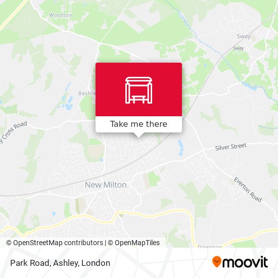 Park Road, Ashley map