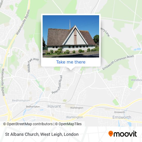 St Albans Church, West Leigh map