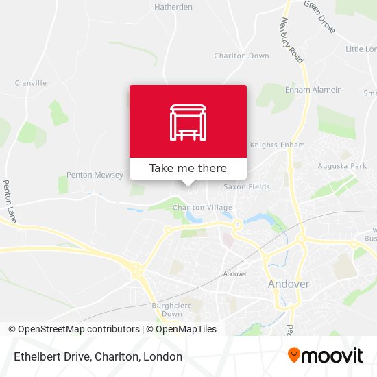 Ethelbert Drive, Charlton map