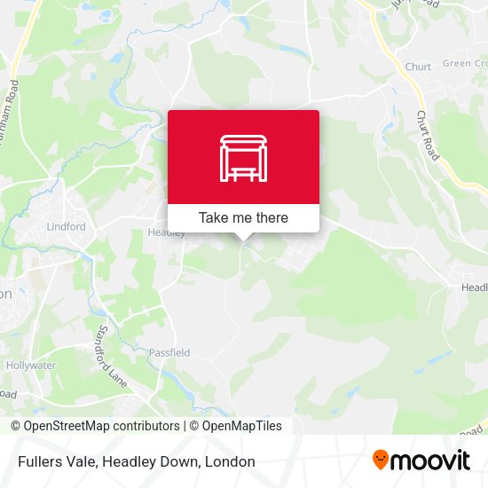 Fullers Vale, Headley Down map