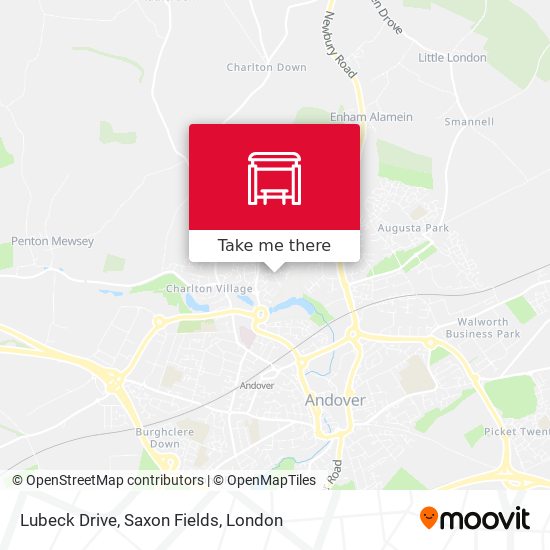 Lubeck Drive, Saxon Fields map