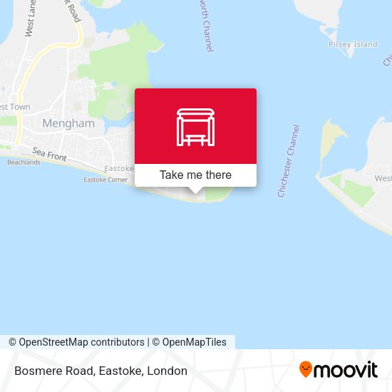 Bosmere Road, Eastoke map