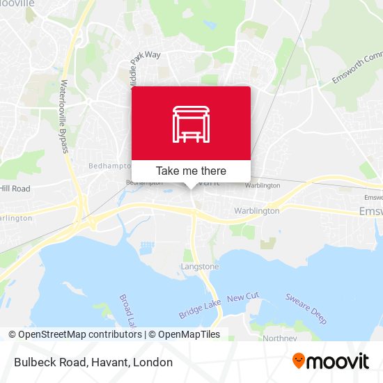 Bulbeck Road, Havant map