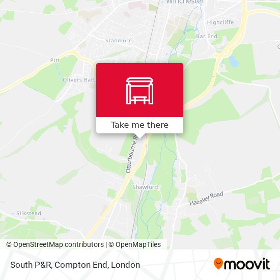 South P&R, Compton End map