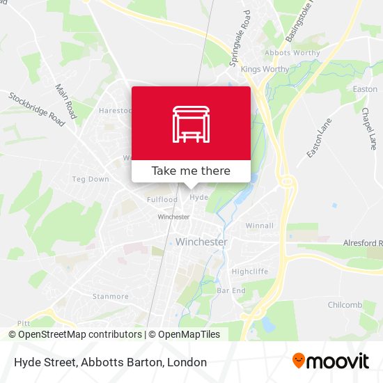Hyde Street, Abbotts Barton map