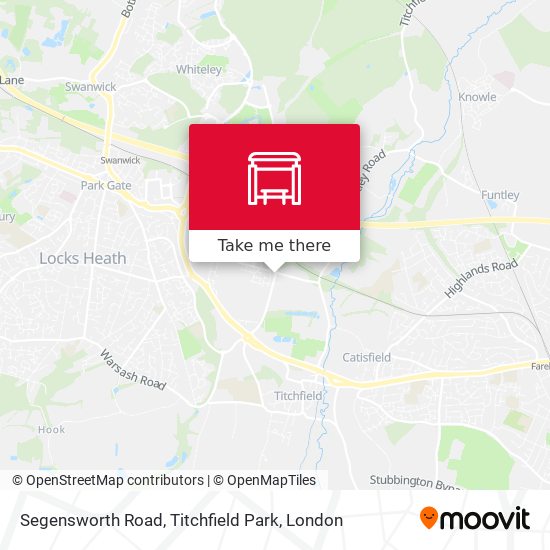 Segensworth Road, Titchfield Park map