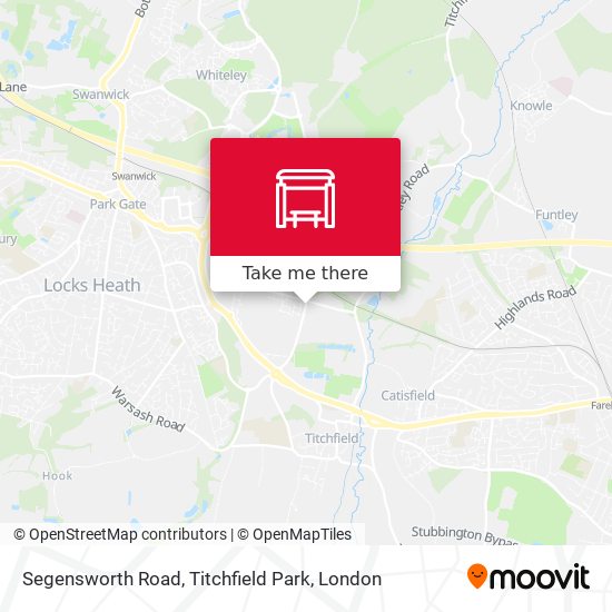 Segensworth Road, Titchfield Park map