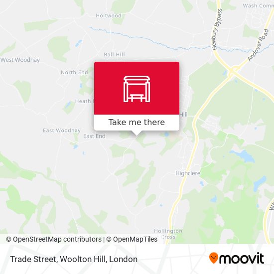 Trade Street, Woolton Hill map