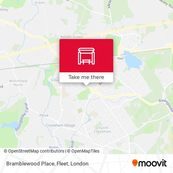 Bramblewood Place, Fleet map