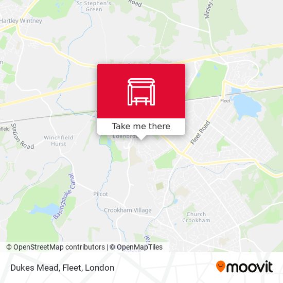 Dukes Mead, Fleet map