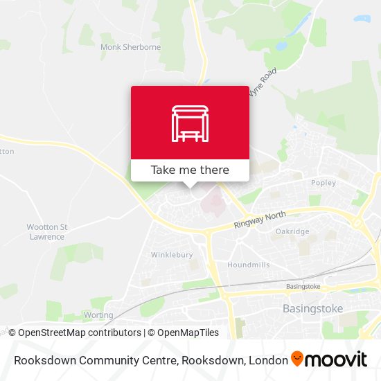 Rooksdown Community Centre, Rooksdown map