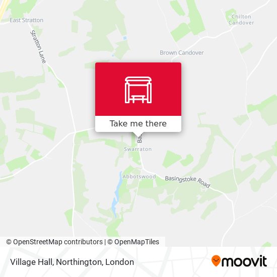 Village Hall, Northington map