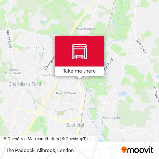 The Paddock, Allbrook map
