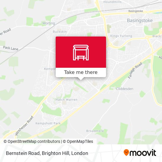Bernstein Road, Brighton Hill map
