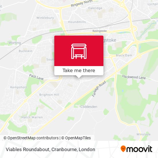 Viables Roundabout, Cranbourne map