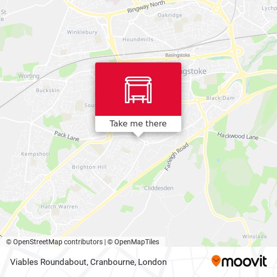 Viables Roundabout, Cranbourne map