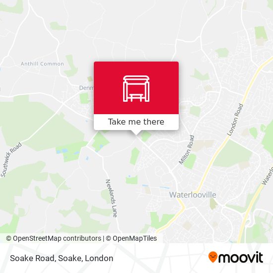 Soake Road, Soake map