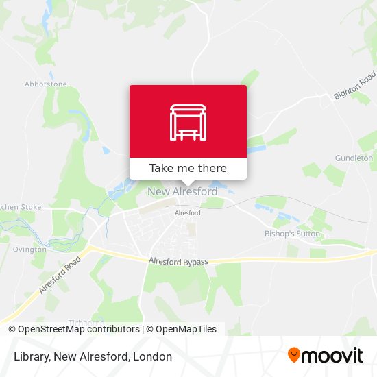 Library, New Alresford map