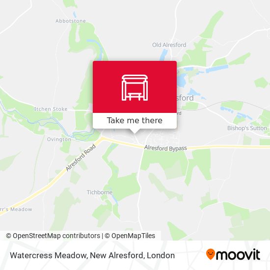 Watercress Meadow, New Alresford map
