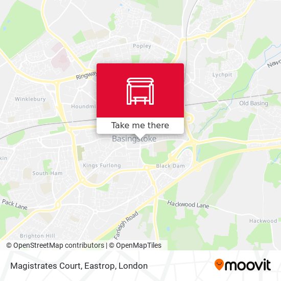 Magistrates Court, Eastrop map