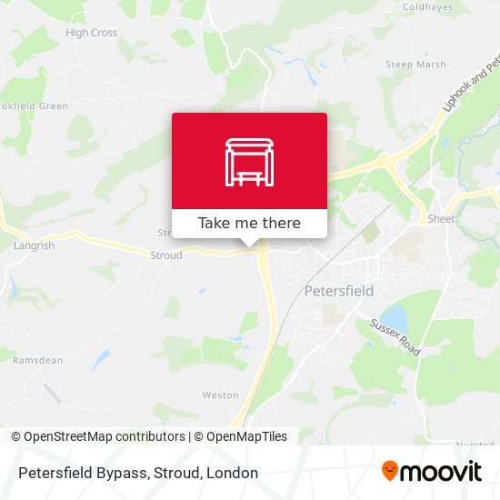 Petersfield Bypass, Stroud map